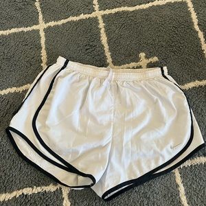 Black and white Nike Dry Fit Shorts